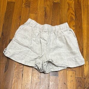 Reformation linen shorts